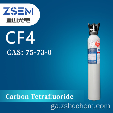 CAS Tetrafluoromethane: 75-73-0 CF4 Ard-íonachta 99.999% 5N Don Tionscal Micreileictreonaice